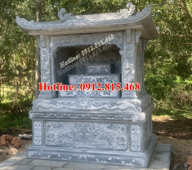 Xây nhà để tro cốt bằng đá tại Long An - 62 Mẫu nhà để tro cốt đẹp